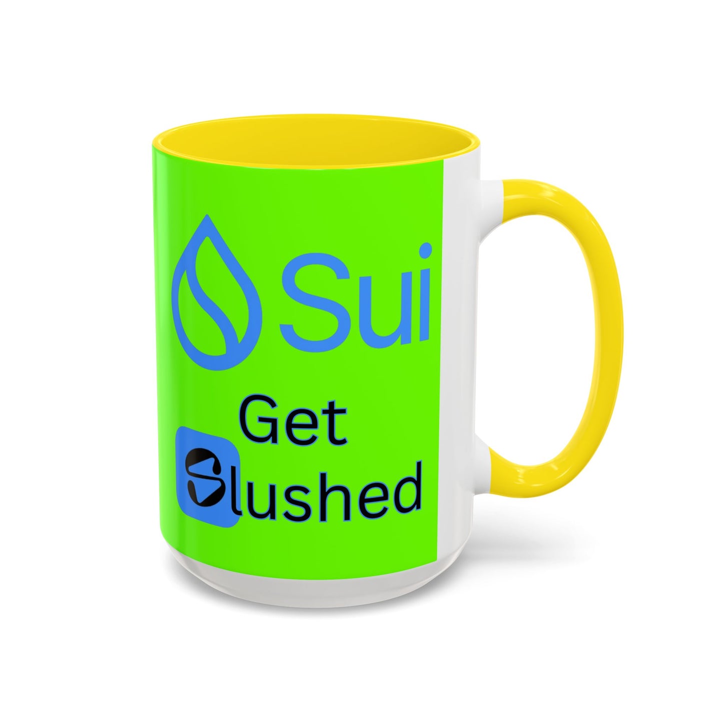 Sui: Get Slushed Green Accent Mug by cypherpunkgear.com