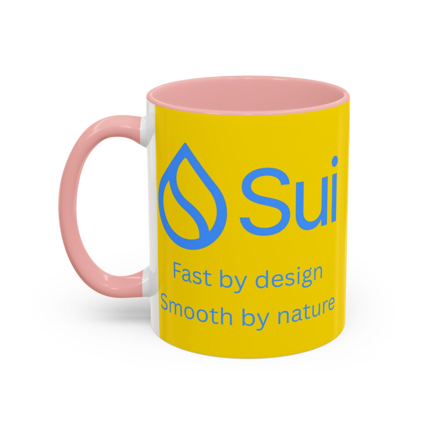 SUI Yellow Accent Mug by cypherpunkgear.com