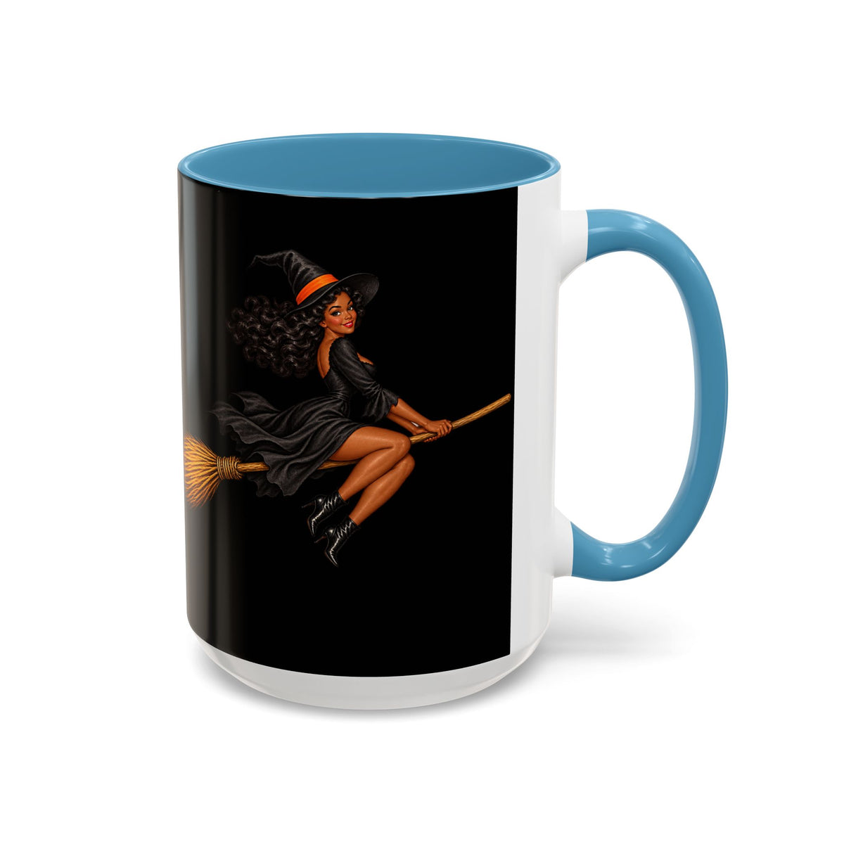 Velvet Vex Black Accent Mug by CreepyCrafts.boo