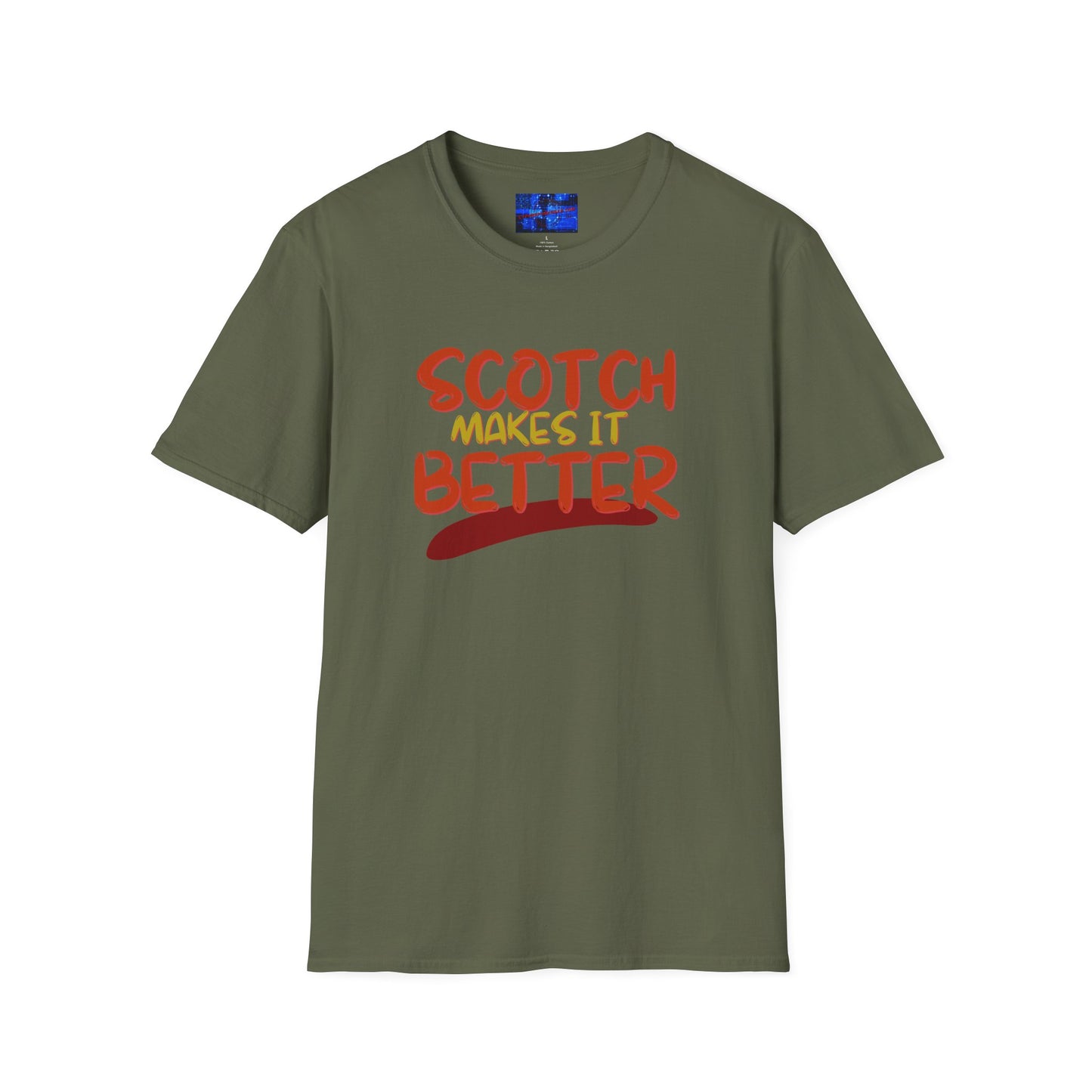 Scotch makes it better Dark colors Unisex T-Shirt by cypherpunkgear.com