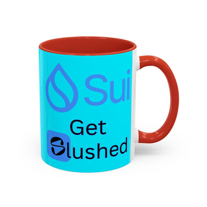 Sui: Get Slushed Light Blue Accent Mug by cypherpunkgear.com