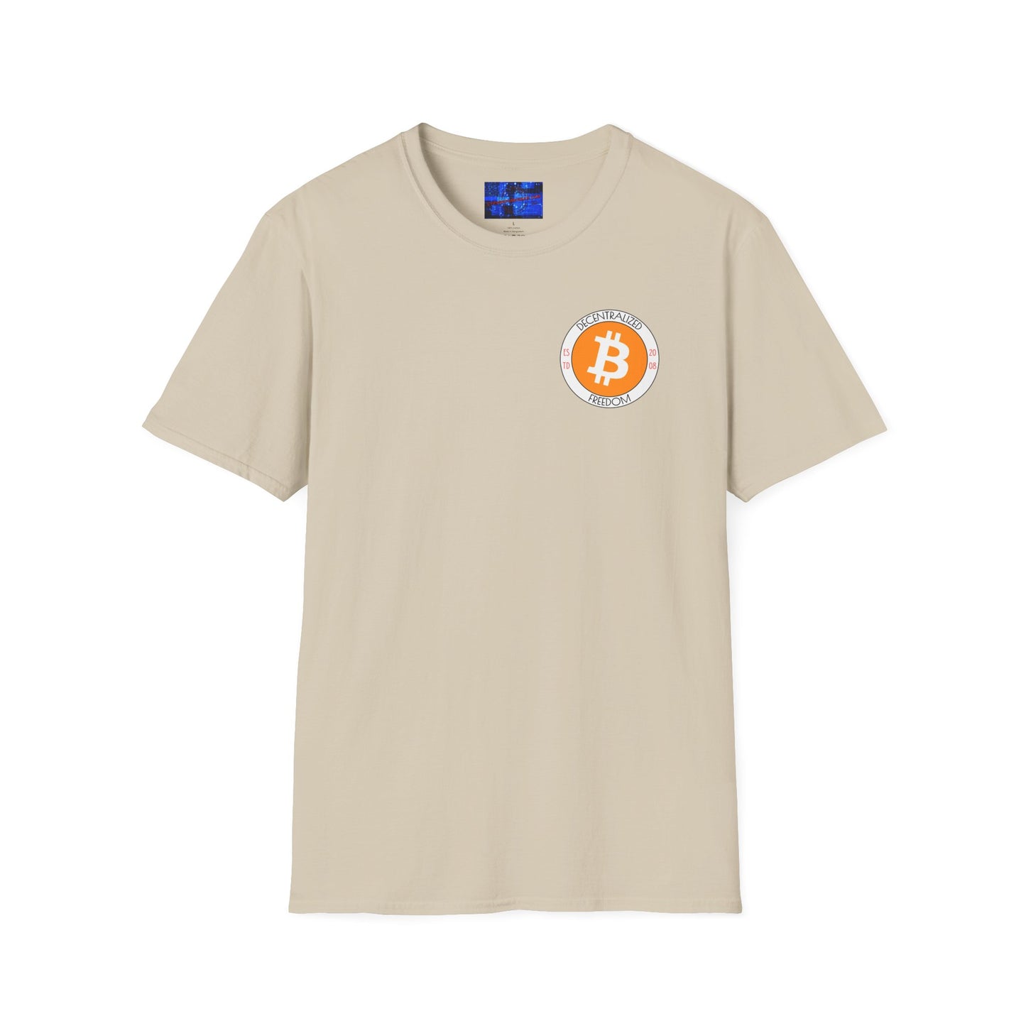 Bitcoin de 2 caras: ¡Libertad descentralizada de cypherpunkgear! Camiseta unisex de estilo suave
