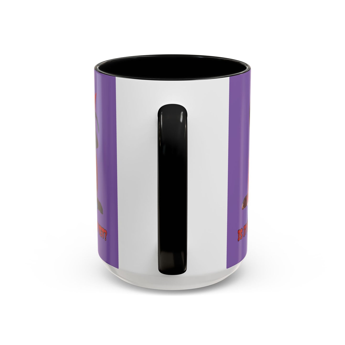 Is it Halloween yet? Light Purple Accent Mug by CreepyCrafts.boo