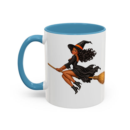 Velvet Vex White Accent Mug by CreepyCrafts.boo