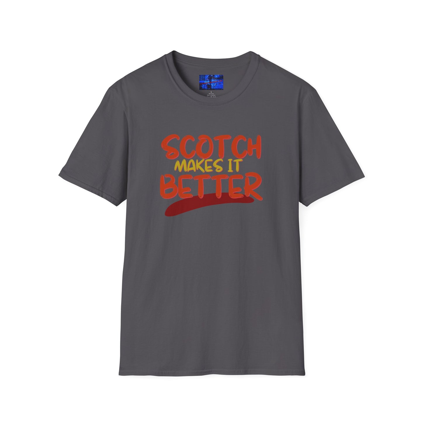 Scotch makes it better Dark colors Unisex T-Shirt by cypherpunkgear.com