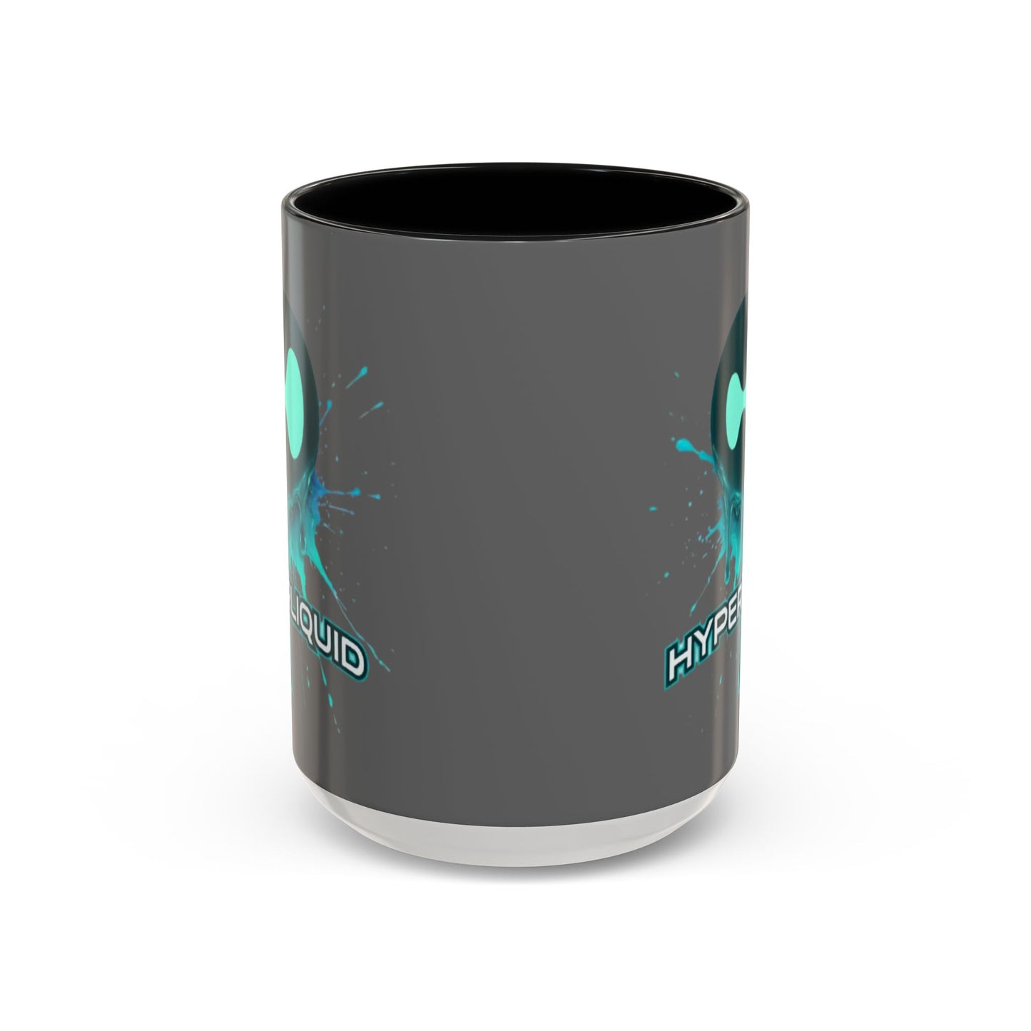 HYPE Drip Grey Accent Mug by cypherpunkgear.com