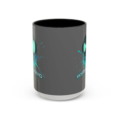HYPE Drip Grey Accent Mug by cypherpunkgear.com