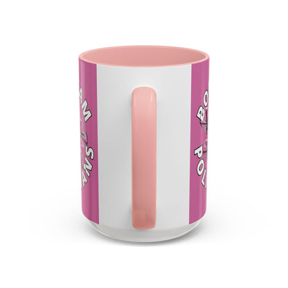 Bodycam the Politicians Drone Pink Accent Mug by cypherpunkgear.com
