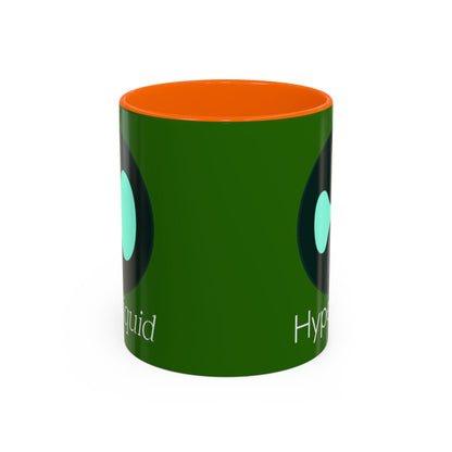 Hyperliquid White font Green Accent Mug by cypherpunkgear.com