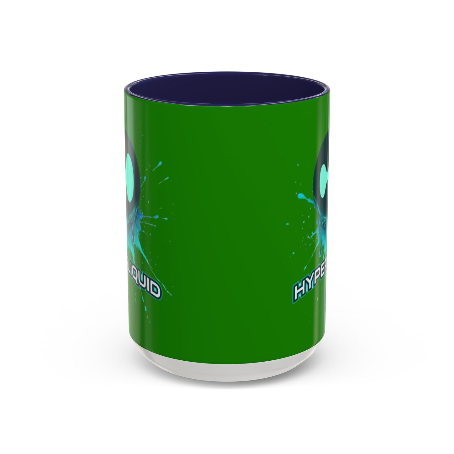 HYPE Drip Green Accent Mug by cypherpunkgear.com
