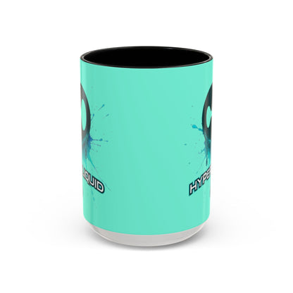 HYPE Drip Light Hyperliquid Accent Mug by cypherpunkgear.com