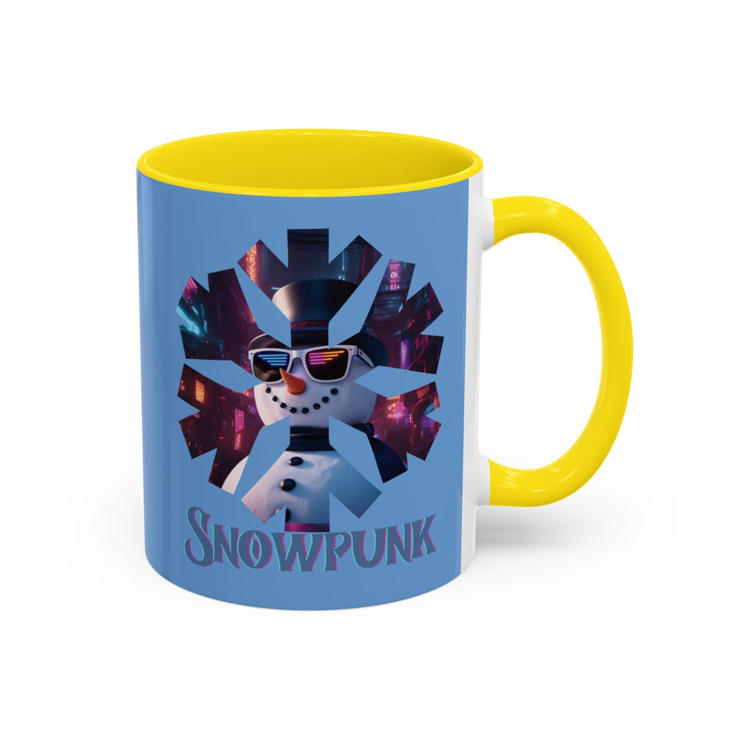 Snowpunk Accent Mug by cypherpunkgear.com