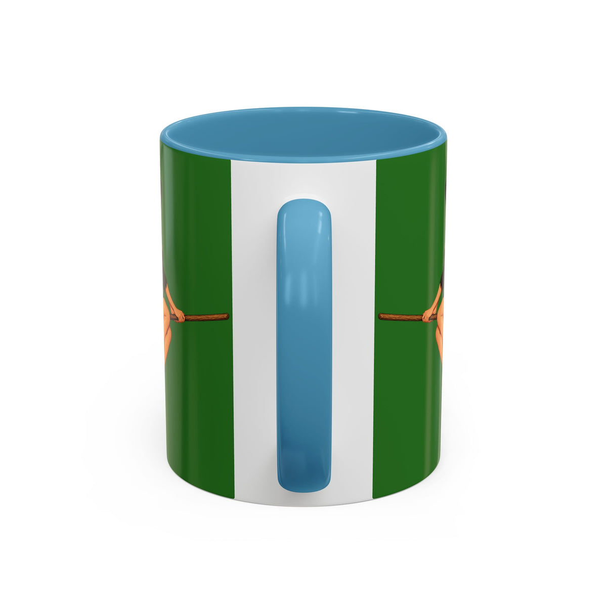 Hazel Hex Green Accent Mug by CreepyCrafts.boo