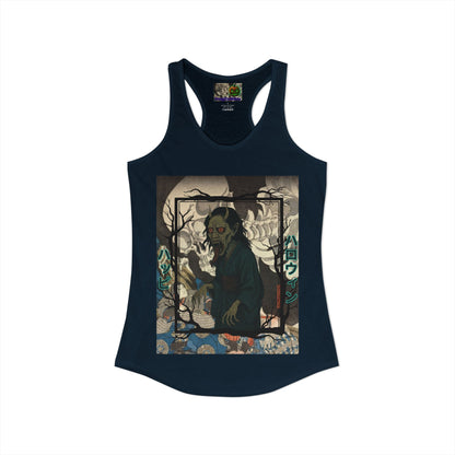 Yōkai Happy Halloween Women's Racerback Tank Top by CreepyCrafts.boo