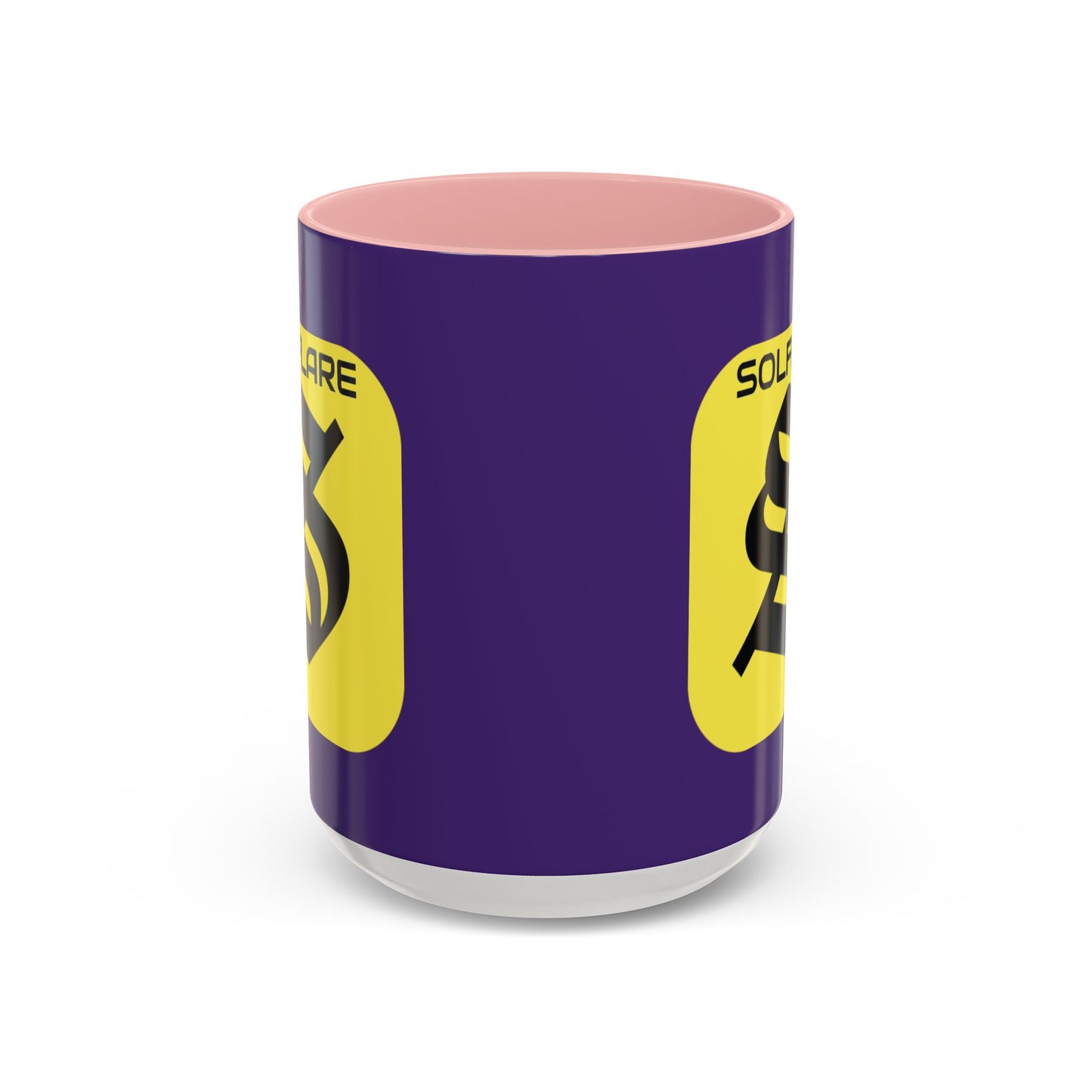 SolflareLogo Purple Accent Mug by cypherpunkgear.com