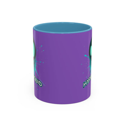HYPE Drip Light Purple Accent Mug by cypherpunkgear.com