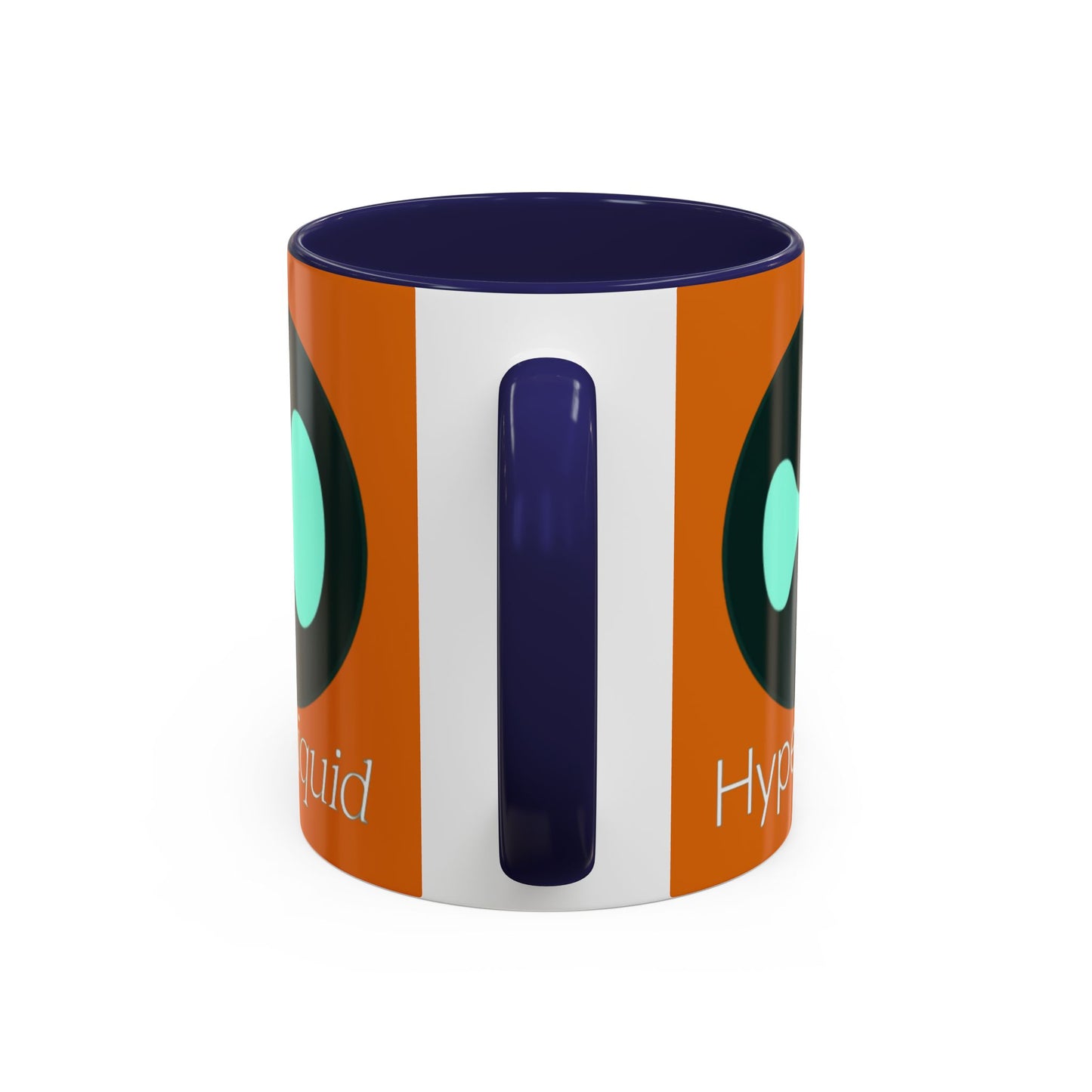 Hyperliquid White font Orange Accent Mug by cypherpunkgear.com
