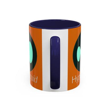 Hyperliquid White font Orange Accent Mug by cypherpunkgear.com