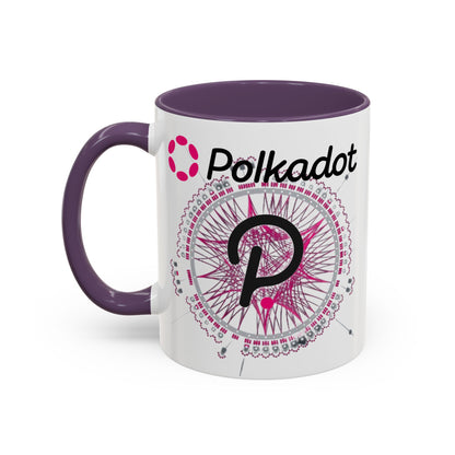 Polkadot (DOT) Accent Mug by cypherpunkgear.com