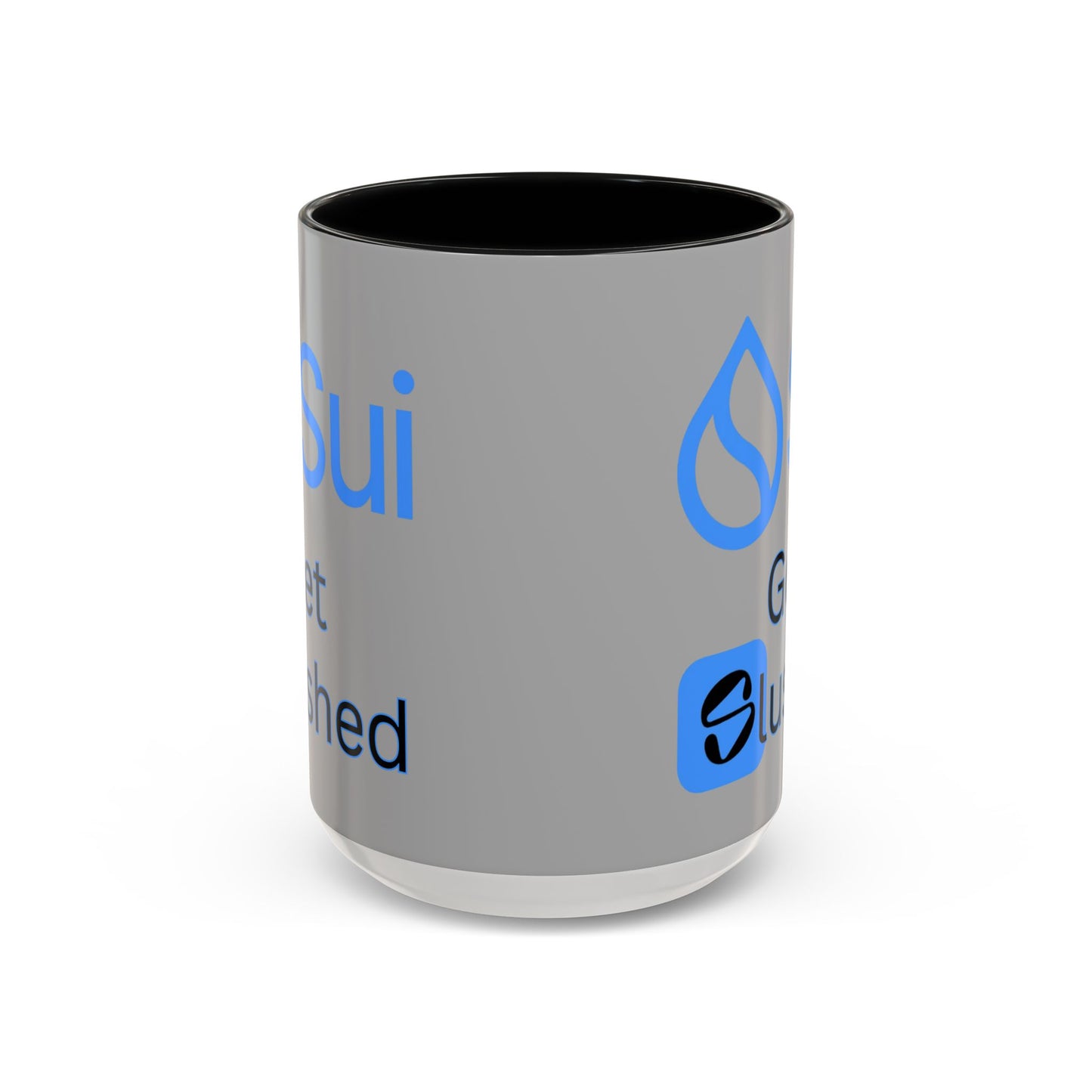 Sui: Get Slushed Grey Accent Mug by cypherpunkgear.com