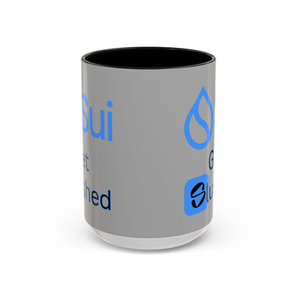 Sui: Get Slushed Grey Accent Mug by cypherpunkgear.com