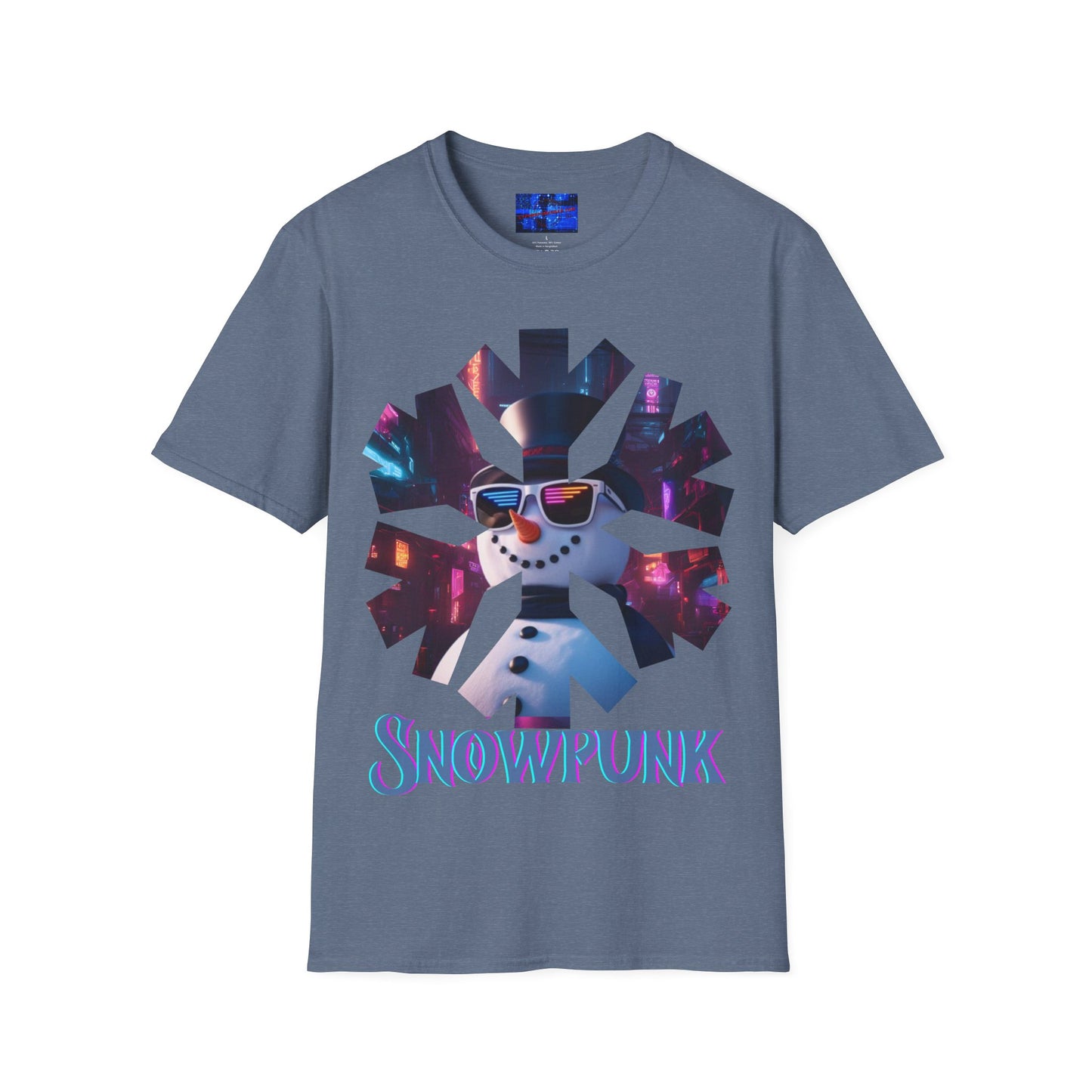 Snowpunk Dark colors Unisex T-Shirt by cypherpunkgear.com