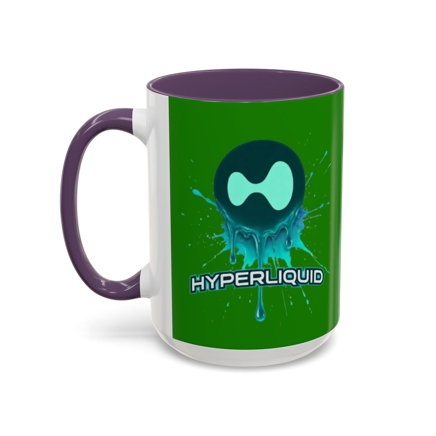 HYPE Drip Green Accent Mug by cypherpunkgear.com