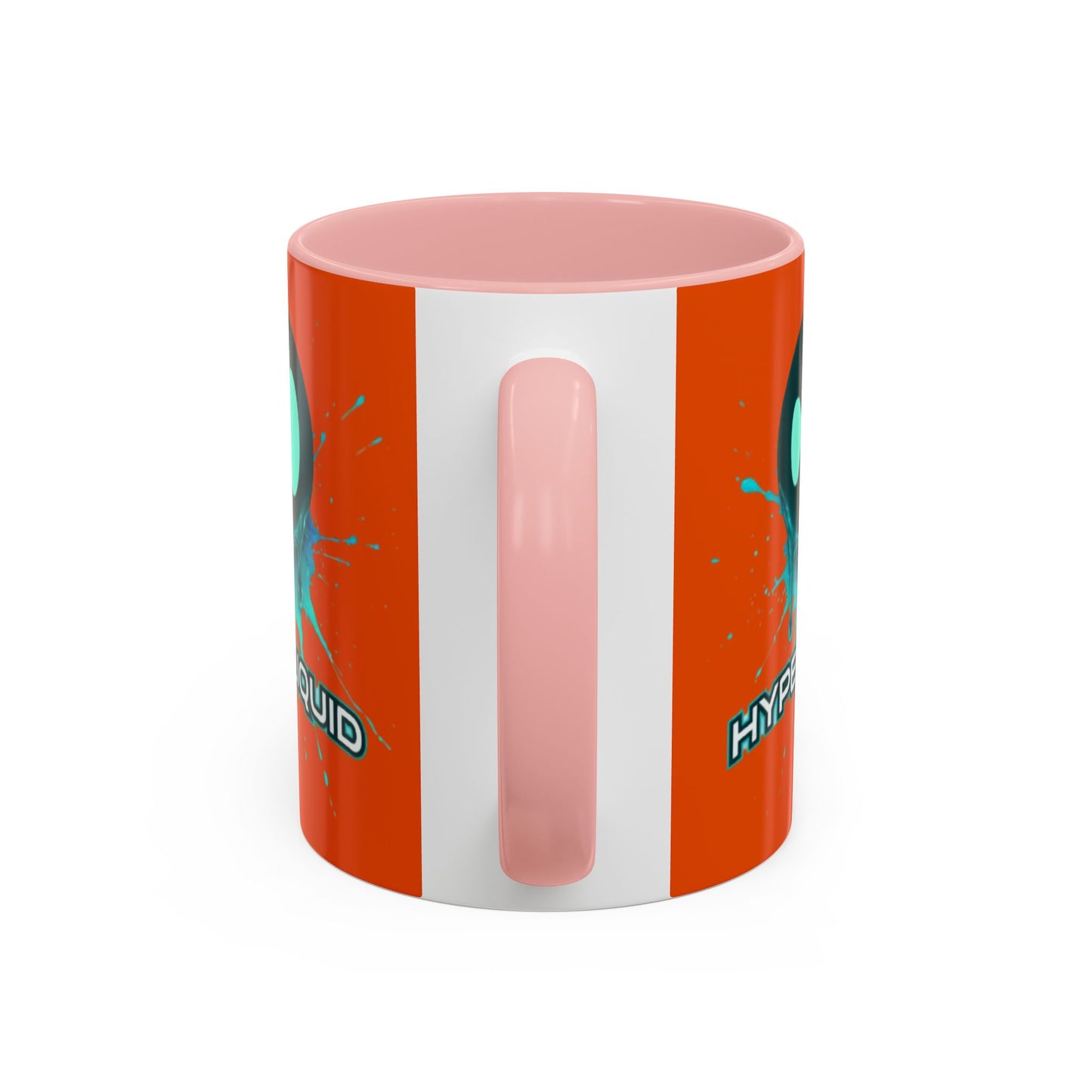 HYPE Drip Orange Accent Mug by cypherpunkgear.com