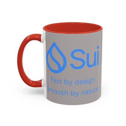 SUI Grey Accent Mug by cypherpunkgear.com