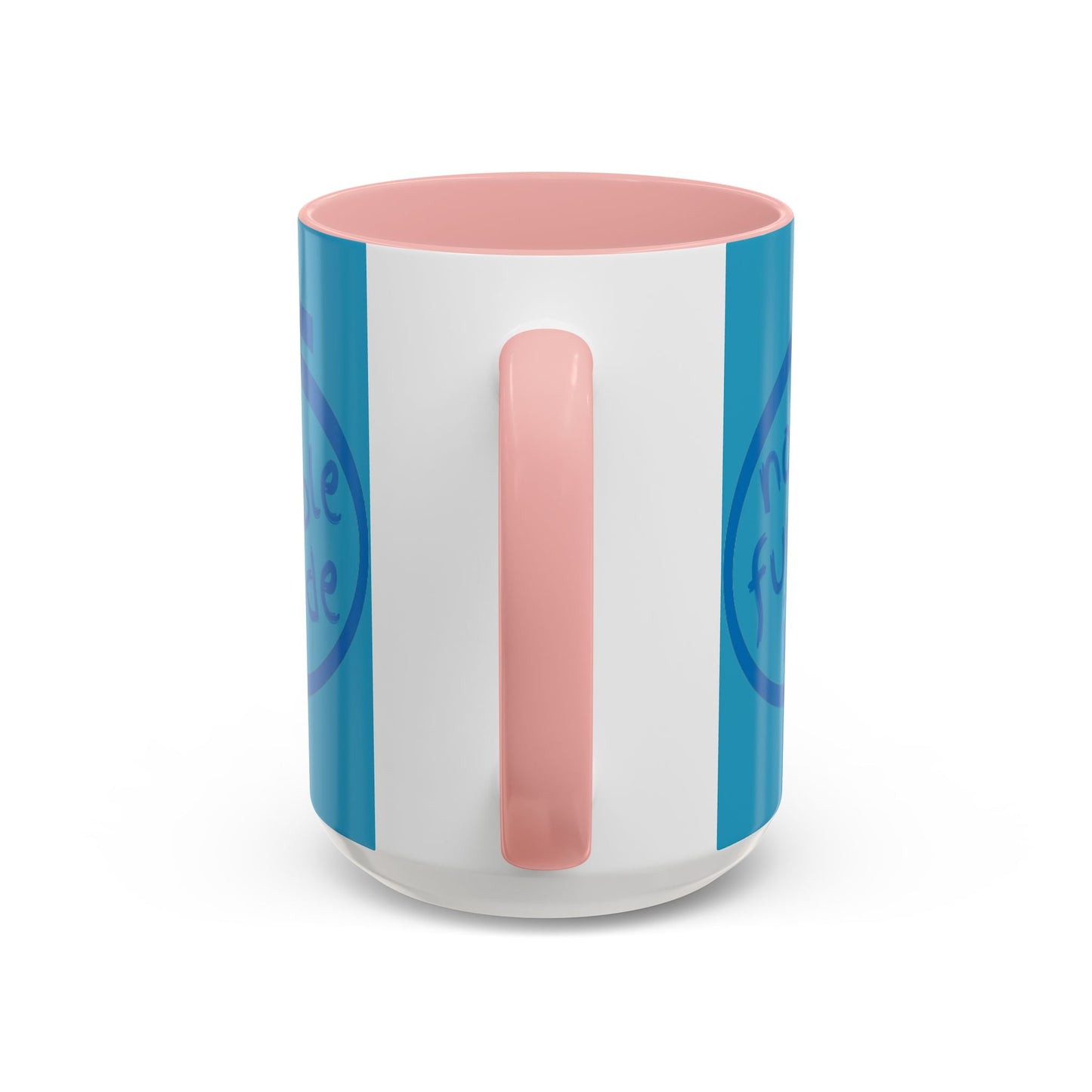 Non-Fungible Inside Turquoise Accent Mug by cypherpunkgear.com