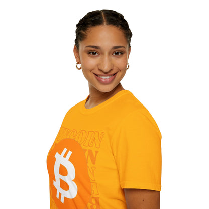 Bitcoin Bitcoin Bitcoin (BTC) Light colors Unisex T-Shirt by cypherpunkgear.com