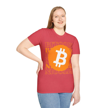 Bitcoin Bitcoin Bitcoin (BTC) Light colors Unisex T-Shirt by cypherpunkgear.com