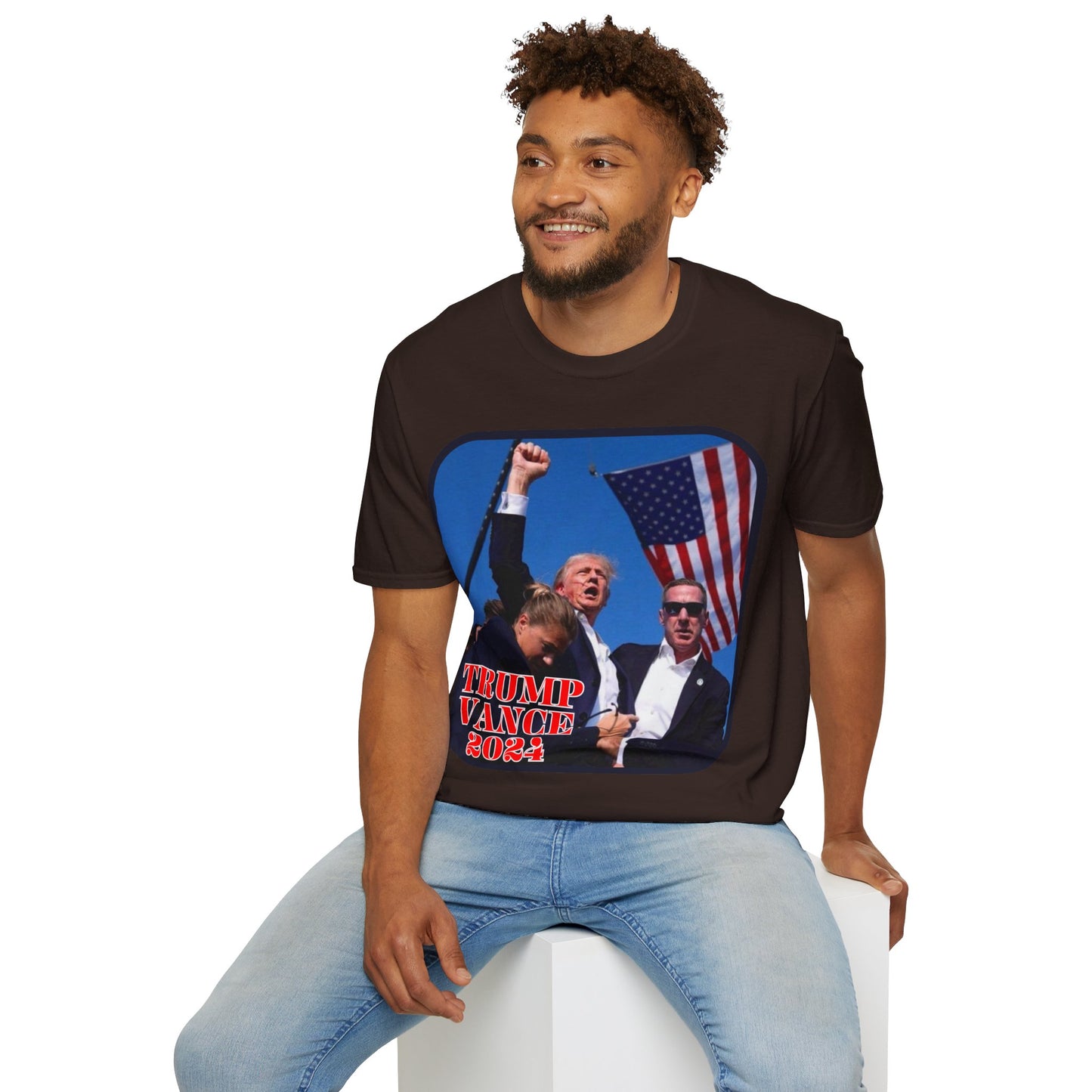 Trump and Vance 2024 DKcolors Unisex T-Shirt by cypherpunkgear