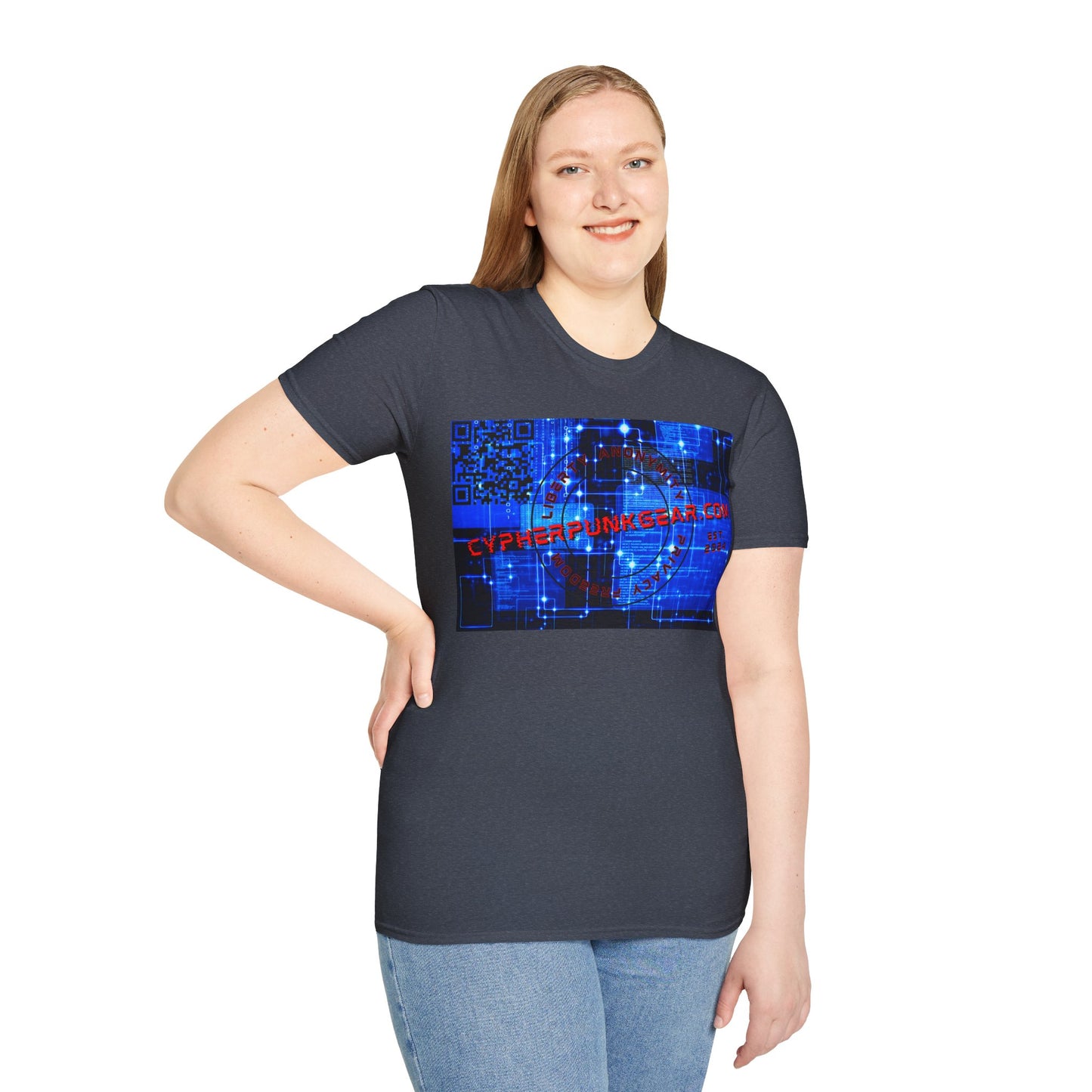 Cypherpunkgear.com logo Dark colors Unisex T-Shirt by cypherpunkgear.com