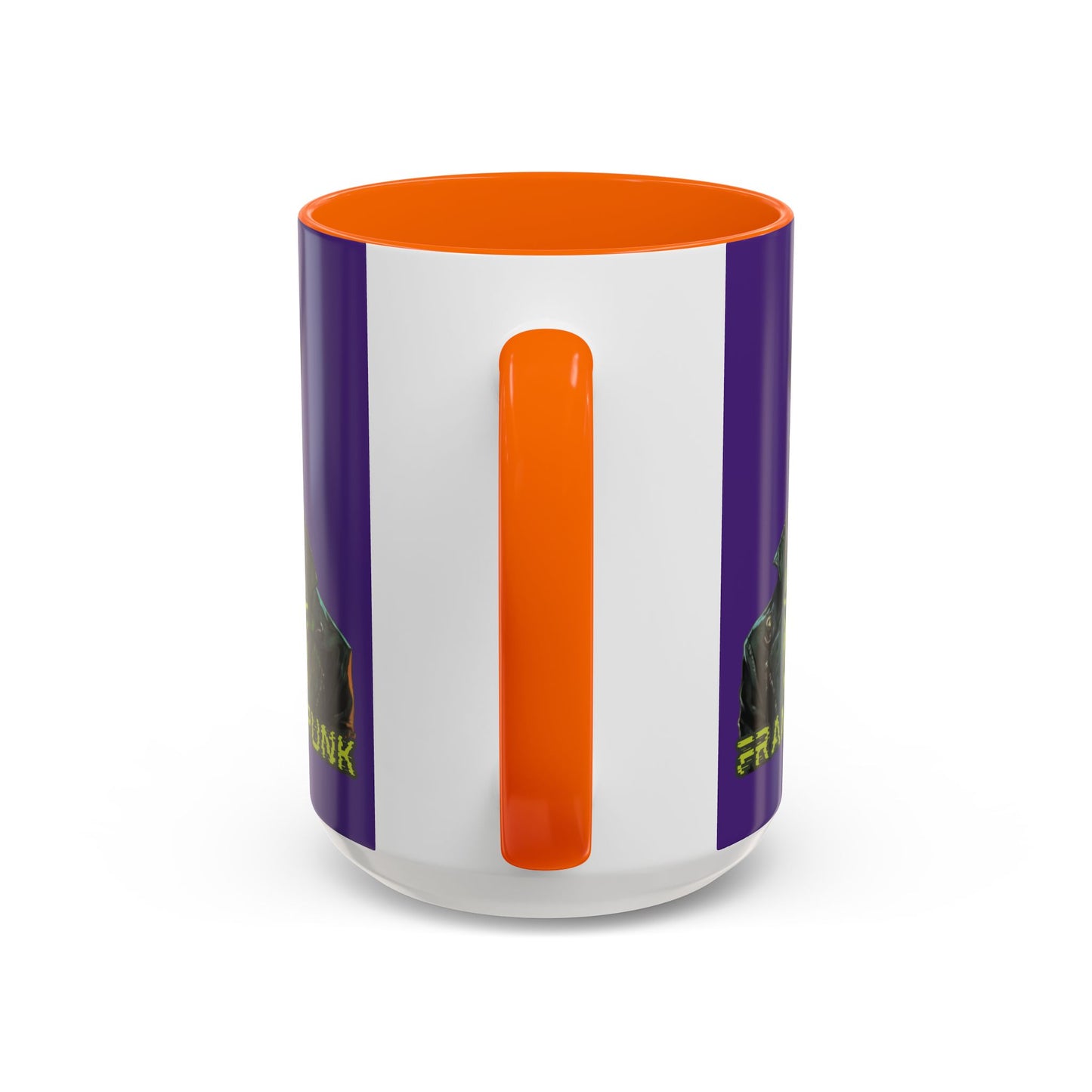 Frankenpunk Purple Accent Mug by CreepyCrafts.boo