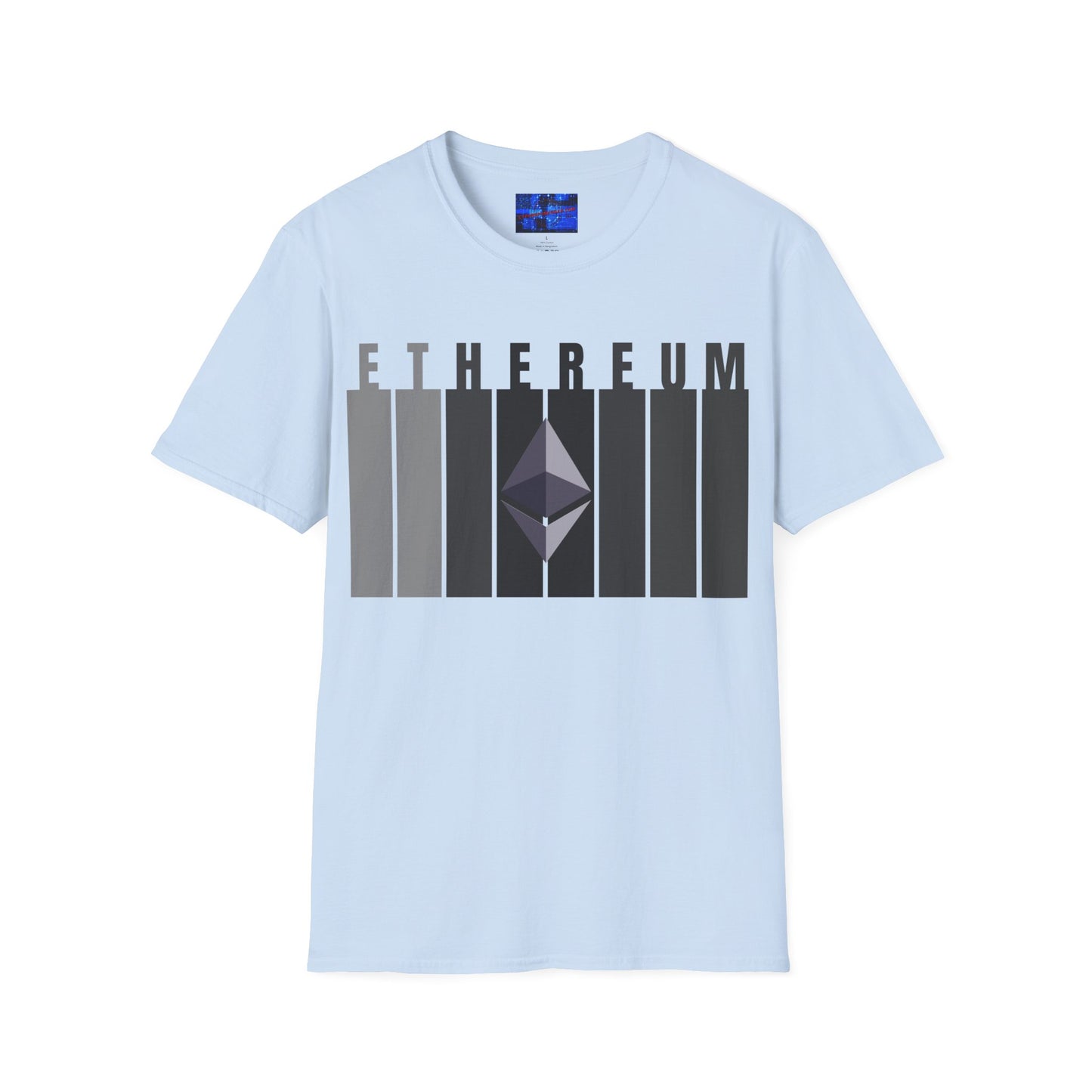 Ethereum (ETH) Light colors Unisex T-Shirt by cypherpunkgear.com