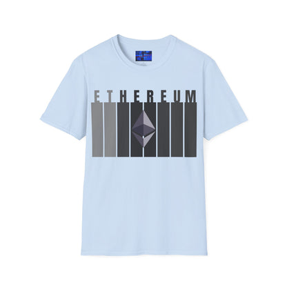 Ethereum (ETH) Light colors Unisex T-Shirt by cypherpunkgear.com