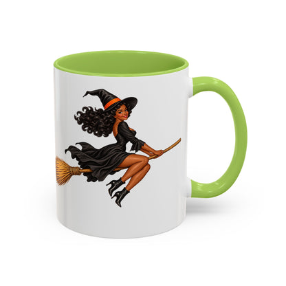 Velvet Vex White Accent Mug by CreepyCrafts.boo