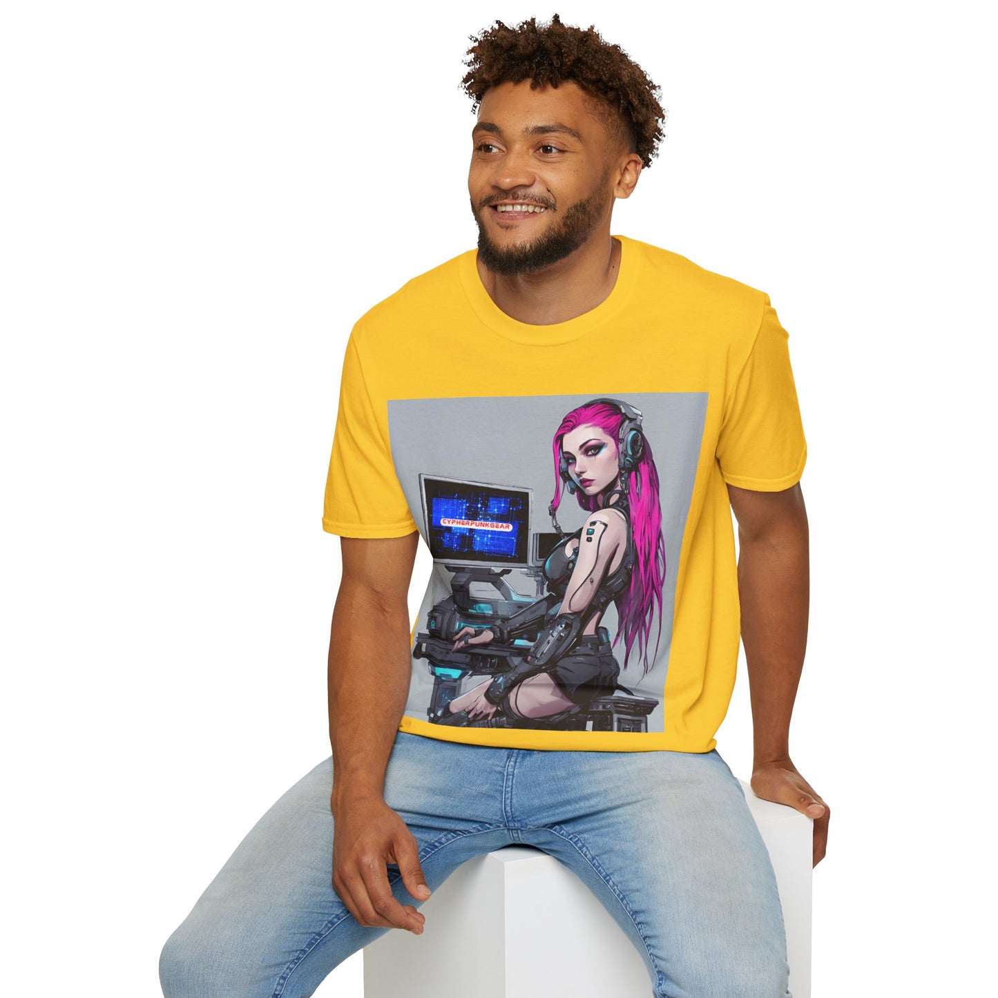 ¡Cyberpunk de cypherpunkgear! Camiseta unisex de estilo suave