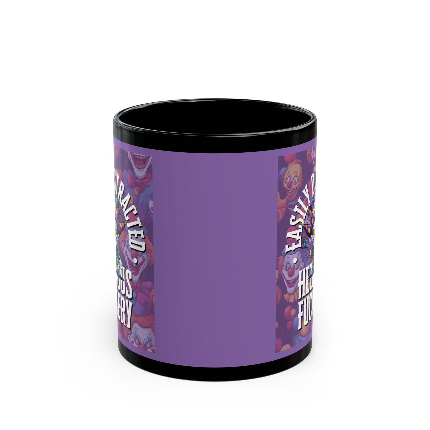 Easily Distracted by Heinous Fuckery Little Jincs Light Purple Mug by cypherpunkgear.com