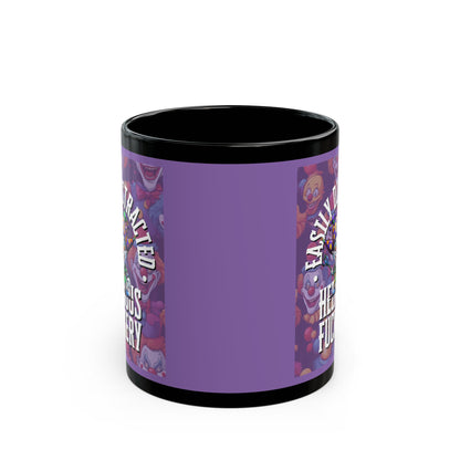 Easily Distracted by Heinous Fuckery Little Jincs Light Purple Mug by cypherpunkgear.com