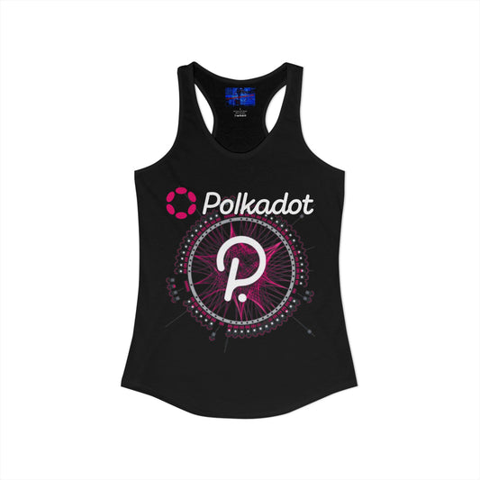 Polkadot (DOT) Women's Racerback Tank Top by cypherpunkgear.com