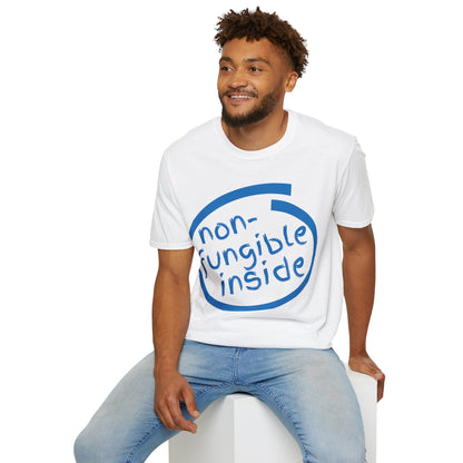 Non-Fungible Inside Light colors Unisex T-Shirt by cypherpunkgear.com