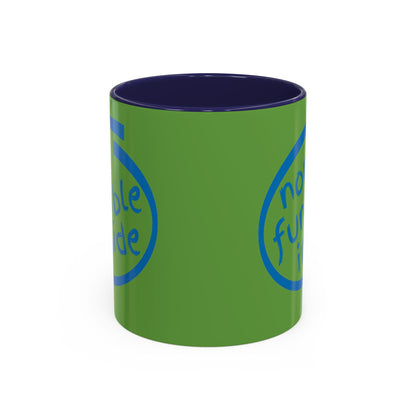 Non-Fungible Inside Green Accent Mug by cypherpunkgear.com