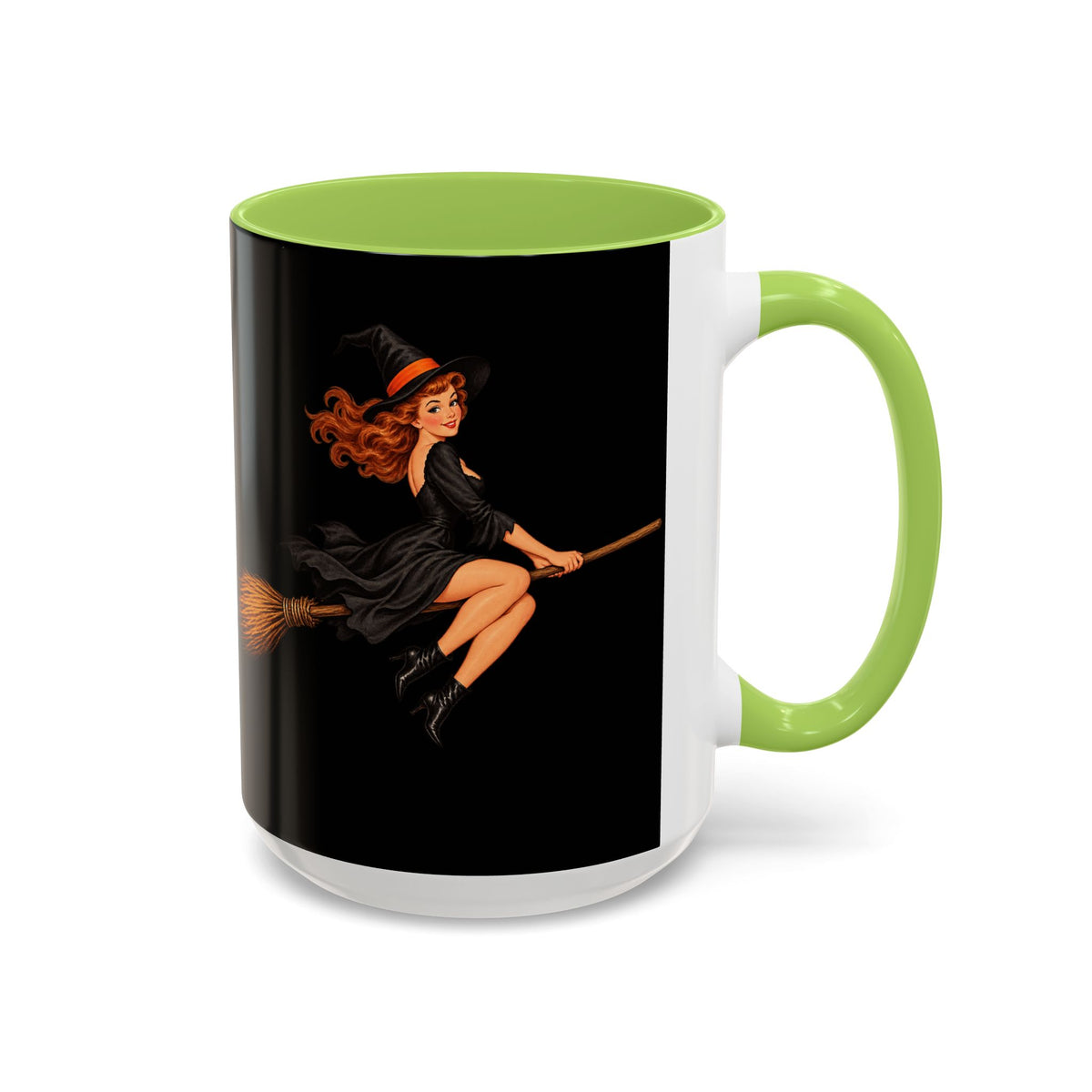 Hazel Hex Black Accent Mug by CreepyCrafts.boo