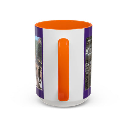 2-sided, Scabby Road Purple Accent Mug by CreepyCrafts.boo