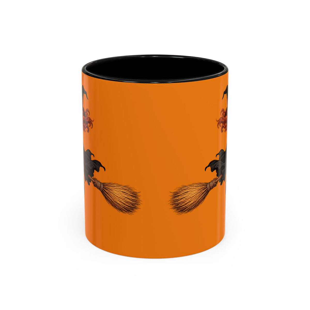Hazel Hex Orange Accent Mug by CreepyCrafts.boo