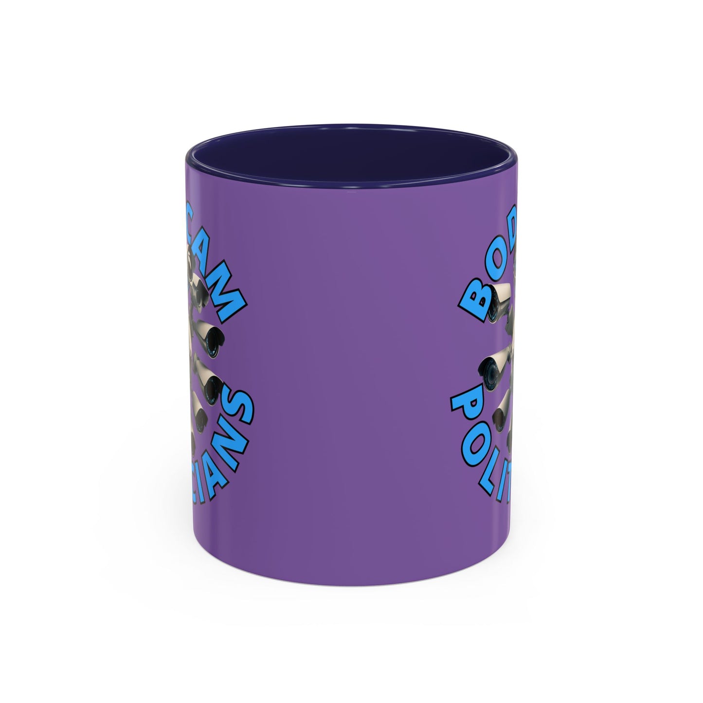 Bodycam the Politicians Cameras Light Purple Accent Mug by cypherpunkgear.com