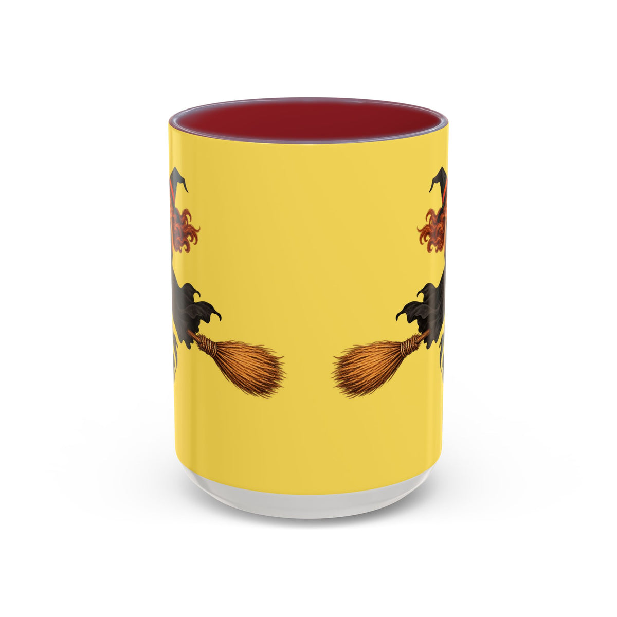 Hazel Hex Yellow Accent Mug by CreepyCrafts.boo