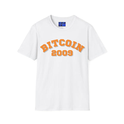 Bitcoin 2009 Light colors Unisex T-Shirt by cypherpunkgear.com